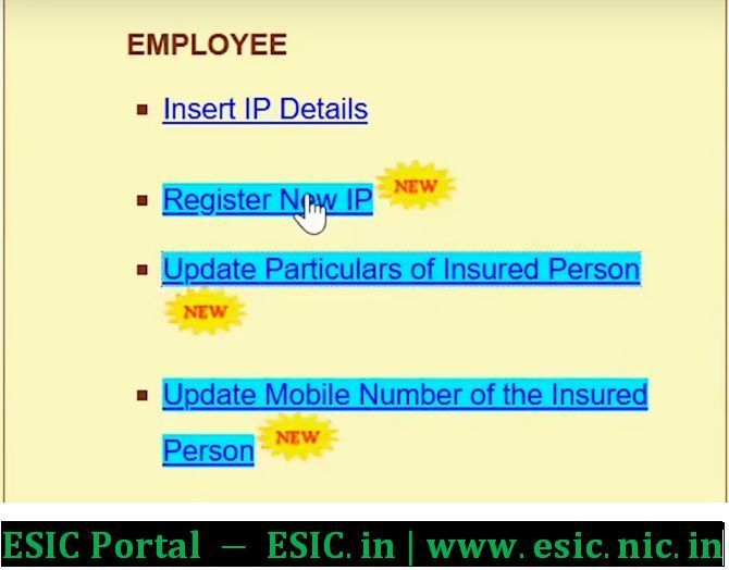 ESIC Portal Employer Login | esic.in or esic.nic.in